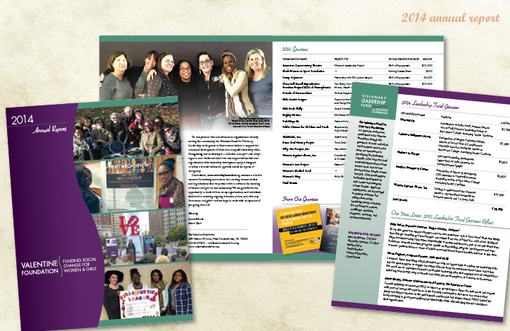 Valentine Foundation Annual Report 2014