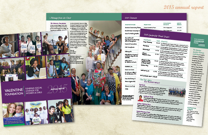 Valentine Foundation Annual Report 2015